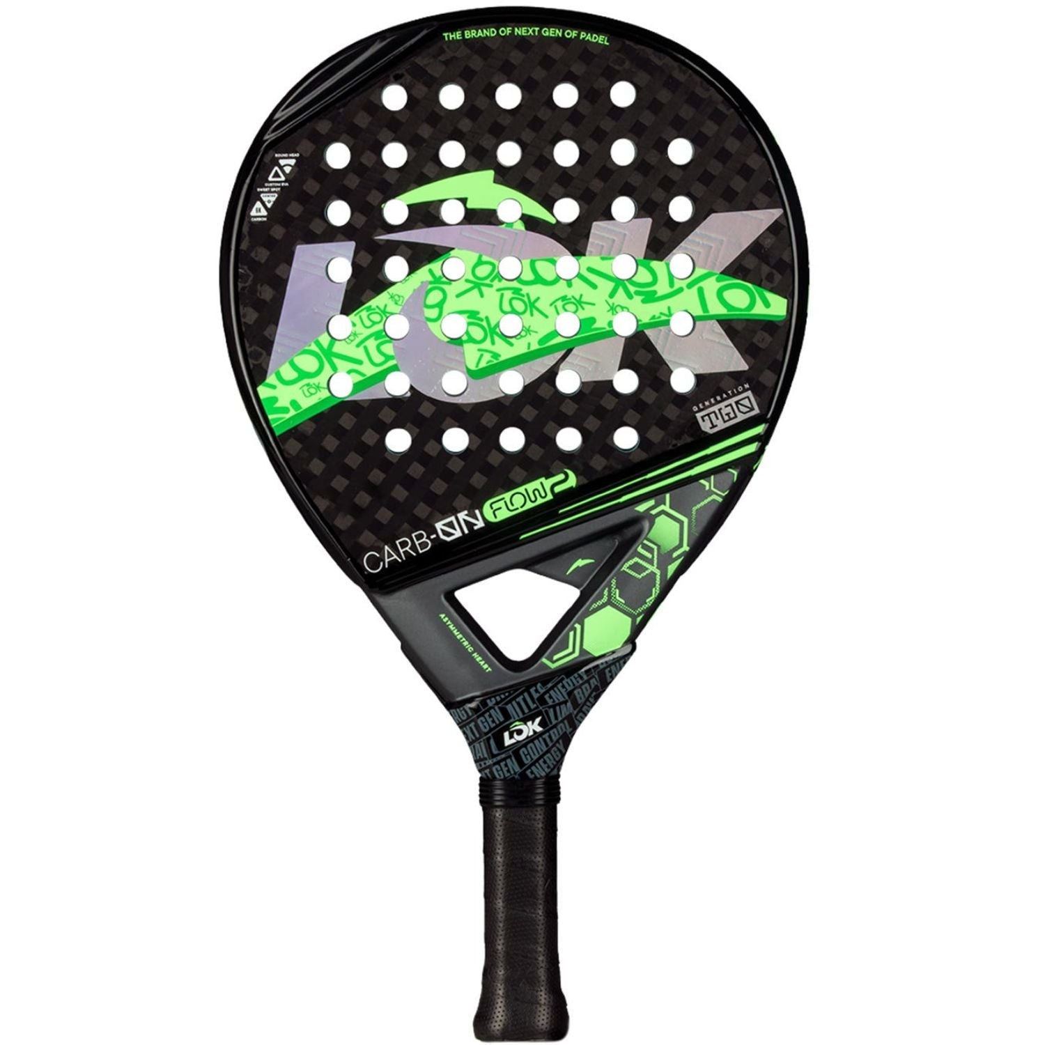 Lok Carbon Flow 2 - Padel Racket - au.justpadel.com
