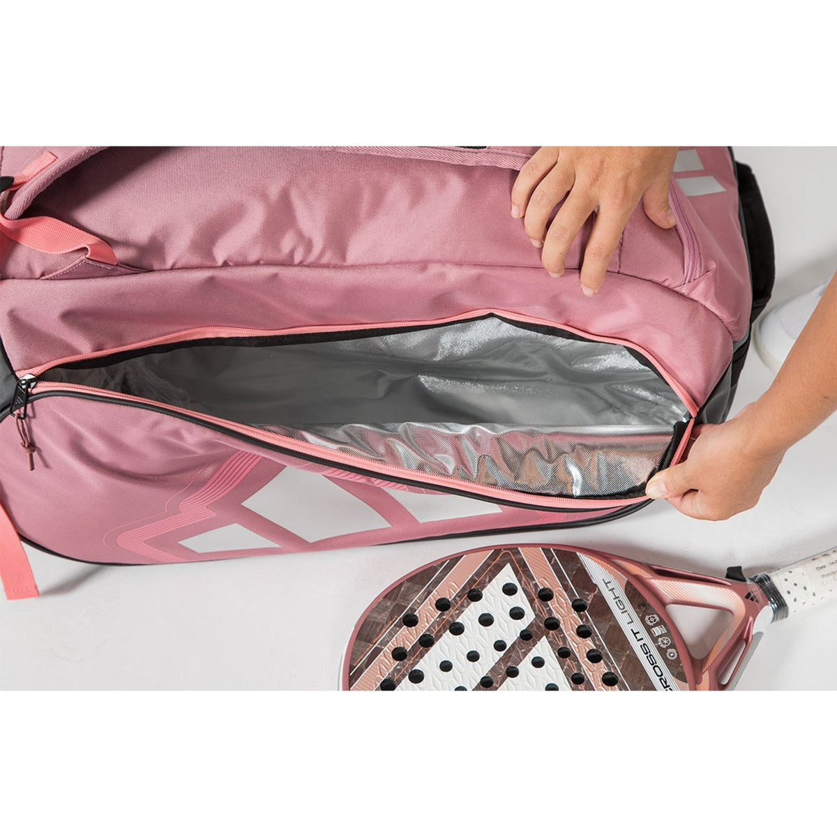 Adidas Racket Bag Protour 2026 Pink/Black - Padel Bag - au.justpadel.com