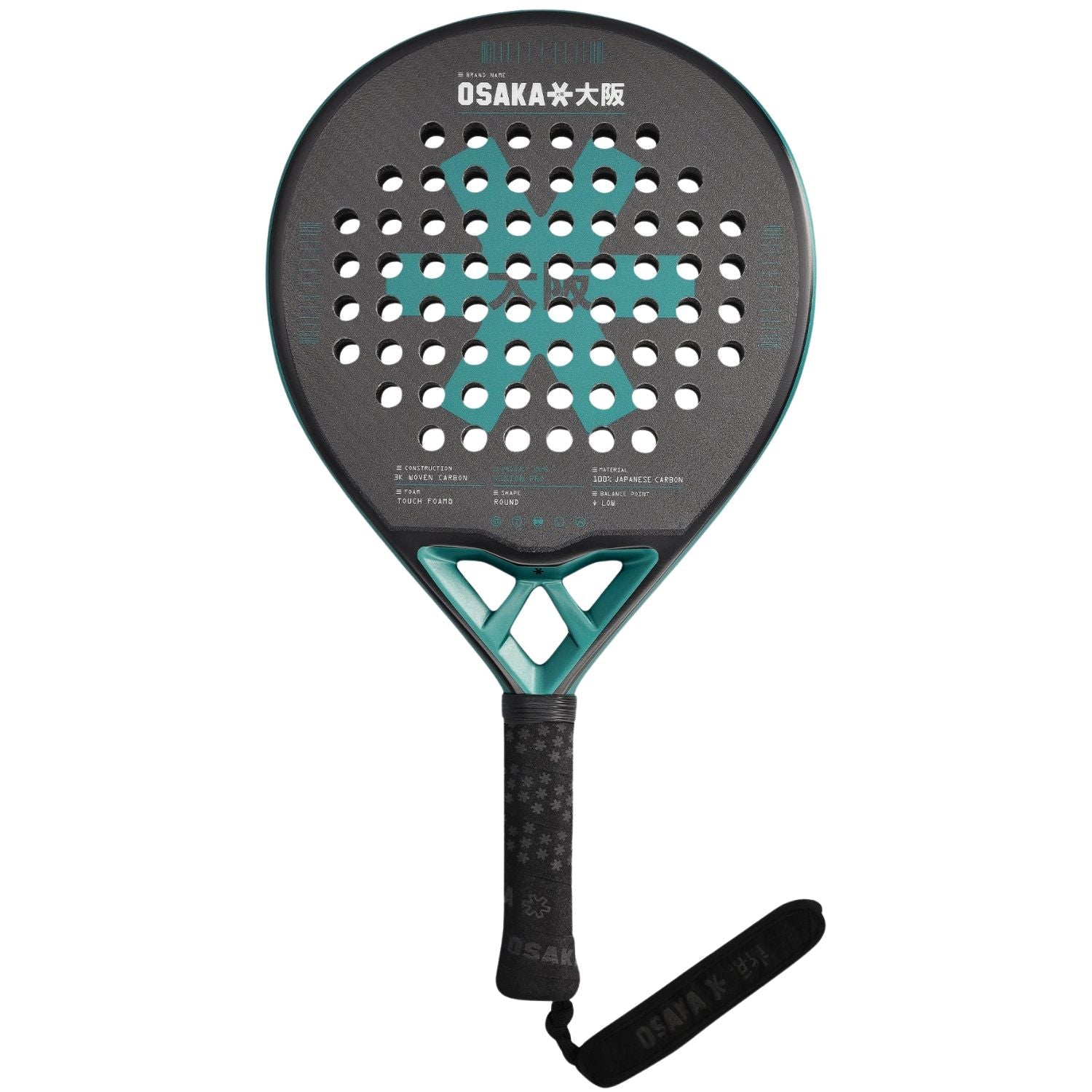 Osaka Vision Pro Control Teal - Padel Racket - au.justpadel.com